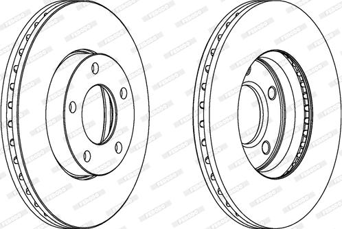 Ferodo DDF1311C - Kočioni disk www.molydon.hr