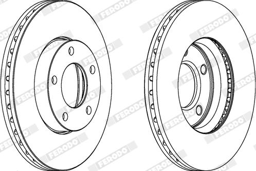 Ferodo DDF1311X - Kočioni disk www.molydon.hr