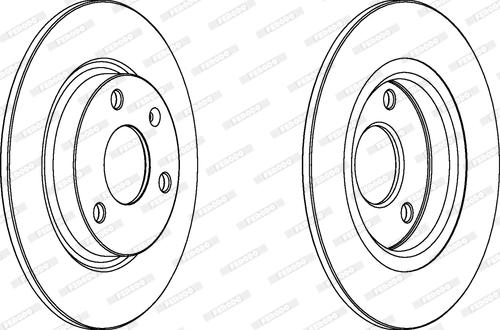 Ferodo DDF132C - Kočioni disk www.molydon.hr