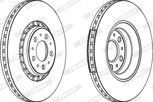 Ferodo DDF1371X - Kočioni disk www.molydon.hr