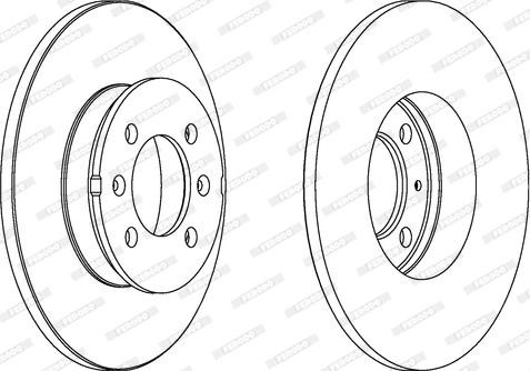 Ferodo DDF1373C - Kočioni disk www.molydon.hr