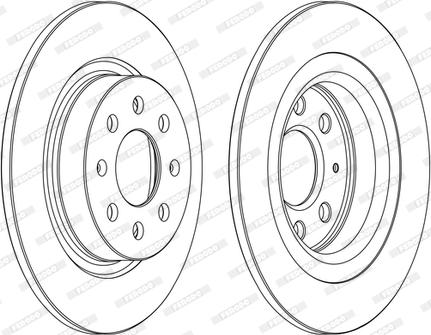 Ferodo DDF1299C - Kočioni disk www.molydon.hr