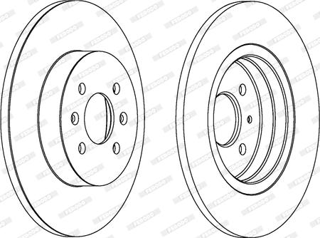 Ferodo DDF1295 - Kočioni disk www.molydon.hr