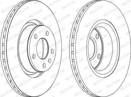 Ferodo DDF1291C-D - Kočioni disk www.molydon.hr