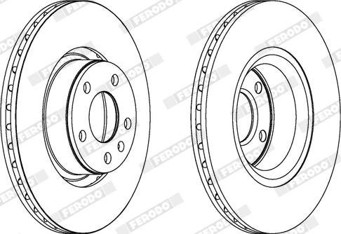 Ferodo DDF1291X - Kočioni disk www.molydon.hr