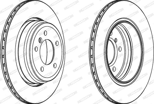 Ferodo DDF1244C - Kočioni disk www.molydon.hr