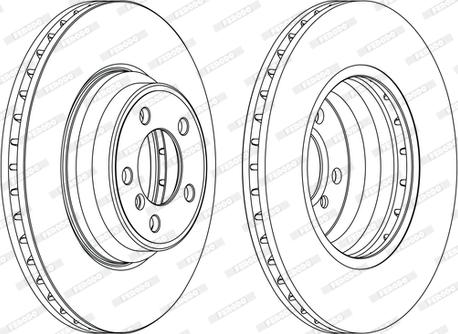 Ferodo DDF1245C-1-D - Kočioni disk www.molydon.hr