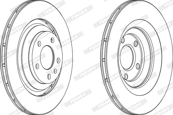 Ferodo DDF1240X - Kočioni disk www.molydon.hr