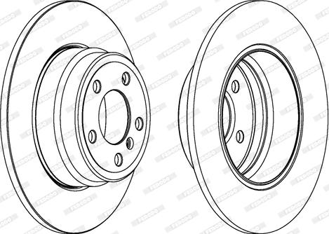 Ferodo DDF1255 - Kočioni disk www.molydon.hr