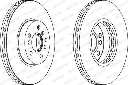 Ferodo DDF1256 - Kočioni disk www.molydon.hr