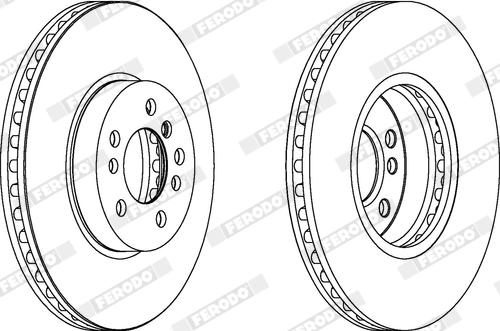 Ferodo DDF1256X - Kočioni disk www.molydon.hr