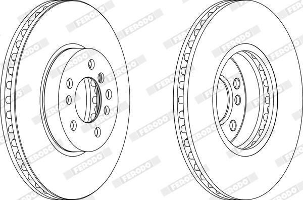 Ferodo DDF1256X - Kočioni disk www.molydon.hr