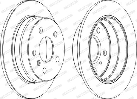 Ferodo DDF1258C-D - Kočioni disk www.molydon.hr