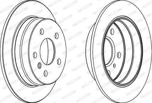 Ferodo DDF1258C - Kočioni disk www.molydon.hr