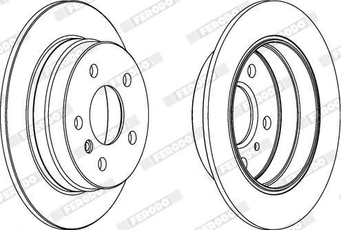 Ferodo DDF1258X - Kočioni disk www.molydon.hr