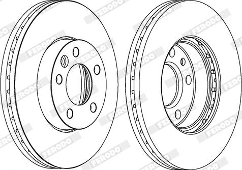 Ferodo DDF1253X - Kočioni disk www.molydon.hr