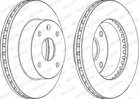 Ferodo DDF1257P-D - Kočioni disk www.molydon.hr