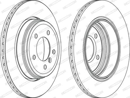 Ferodo DDF1260C-D - Kočioni disk www.molydon.hr