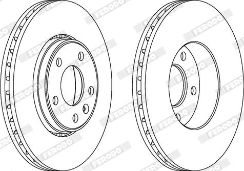 Ferodo DDF1204X - Kočioni disk www.molydon.hr