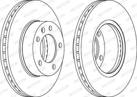 Ferodo DDF1217 - Kočioni disk www.molydon.hr