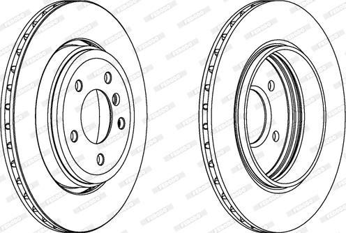 Ferodo DDF1280C - Kočioni disk www.molydon.hr