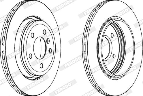 Ferodo DDF1280X - Kočioni disk www.molydon.hr