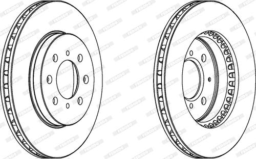 Ferodo DDF128-1 - Kočioni disk www.molydon.hr