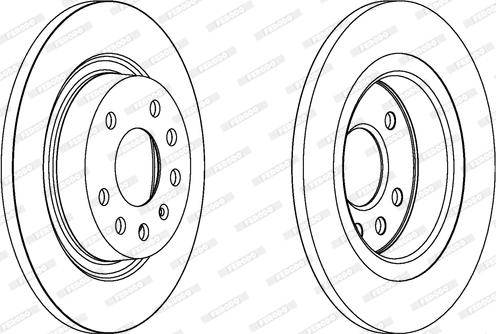 Ferodo DDF1288C - Kočioni disk www.molydon.hr