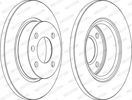 Ferodo DDF1283C - Kočioni disk www.molydon.hr