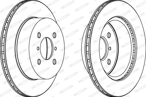 Ferodo DDF1287 - Kočioni disk www.molydon.hr