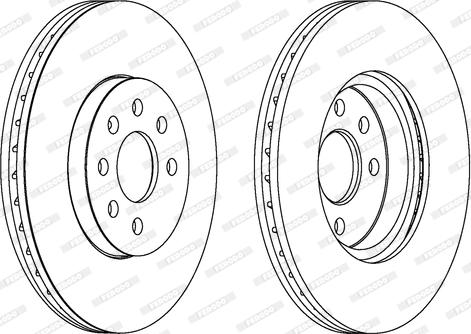 Ferodo DDF1236C - Kočioni disk www.molydon.hr