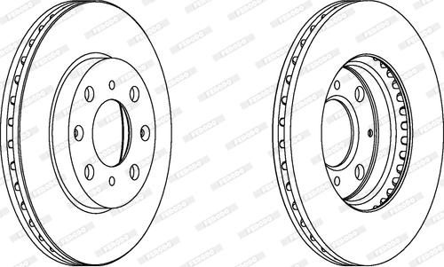 Ferodo DDF1231C - Kočioni disk www.molydon.hr