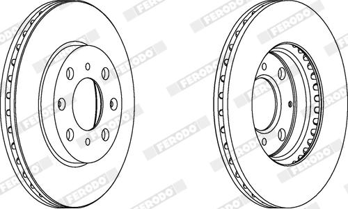 Ferodo DDF1231X - Kočioni disk www.molydon.hr