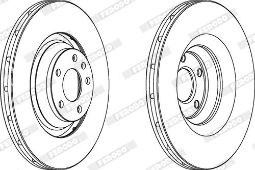 Ferodo DDF1238X - Kočioni disk www.molydon.hr