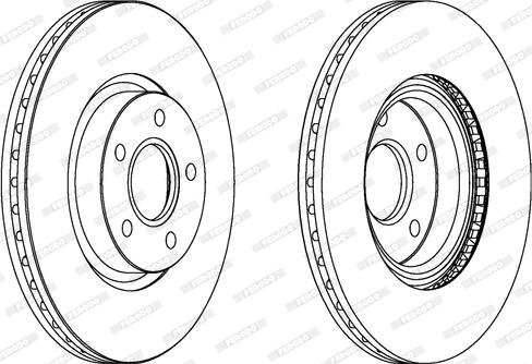 Ferodo DDF1225C - Kočioni disk www.molydon.hr