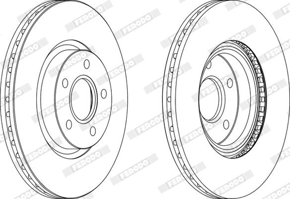 Ferodo DDF1225X - Kočioni disk www.molydon.hr