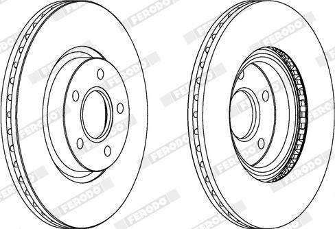 Ferodo DDF1225X - Kočioni disk www.molydon.hr