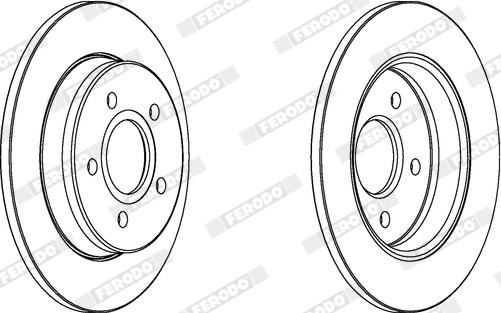 Ferodo DDF1226X - Kočioni disk www.molydon.hr