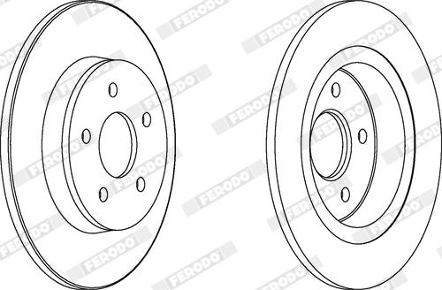 Ferodo DDF1227X - Kočioni disk www.molydon.hr