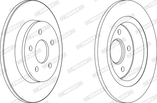 Ferodo DDF1227X - Kočioni disk www.molydon.hr