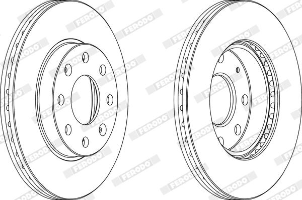 Ferodo DDF1279X - Kočioni disk www.molydon.hr