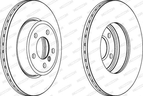 Ferodo DDF1271C - Kočioni disk www.molydon.hr