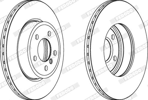 Ferodo DDF1271X - Kočioni disk www.molydon.hr