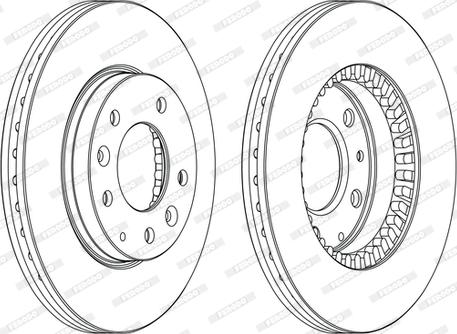 Ferodo DDF1278C-D - Kočioni disk www.molydon.hr