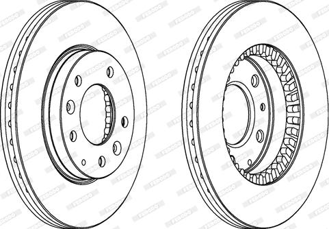 Ferodo DDF1278C - Kočioni disk www.molydon.hr