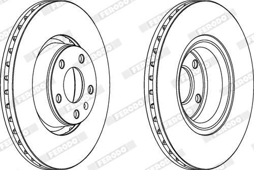 Ferodo DDF1277X - Kočioni disk www.molydon.hr