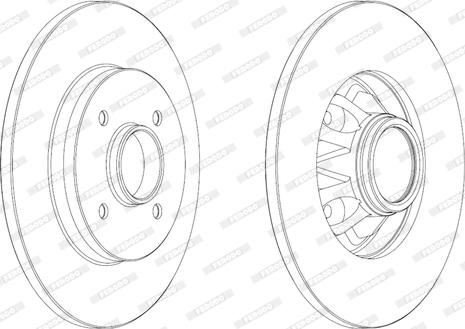 Ferodo DDF1791C - Kočioni disk www.molydon.hr