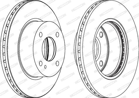 Ferodo DDF1740 - Kočioni disk www.molydon.hr