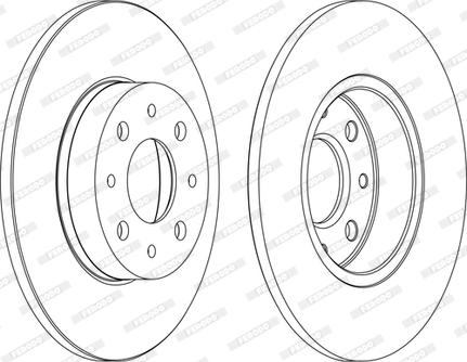 Ferodo DDF1741C - Kočioni disk www.molydon.hr