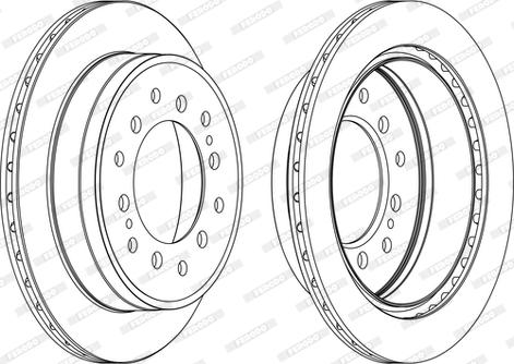 Ferodo DDF1743C-1-D - Kočioni disk www.molydon.hr